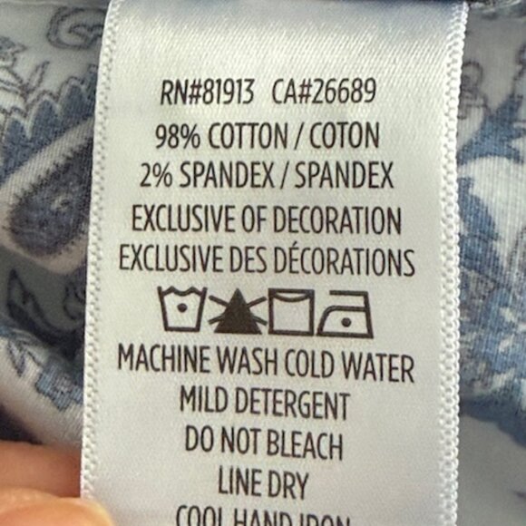 Robert Graham Men Classic Fit Blue Paisley Floral Print Button Down Shirt M EUC - Picture 14 of 16